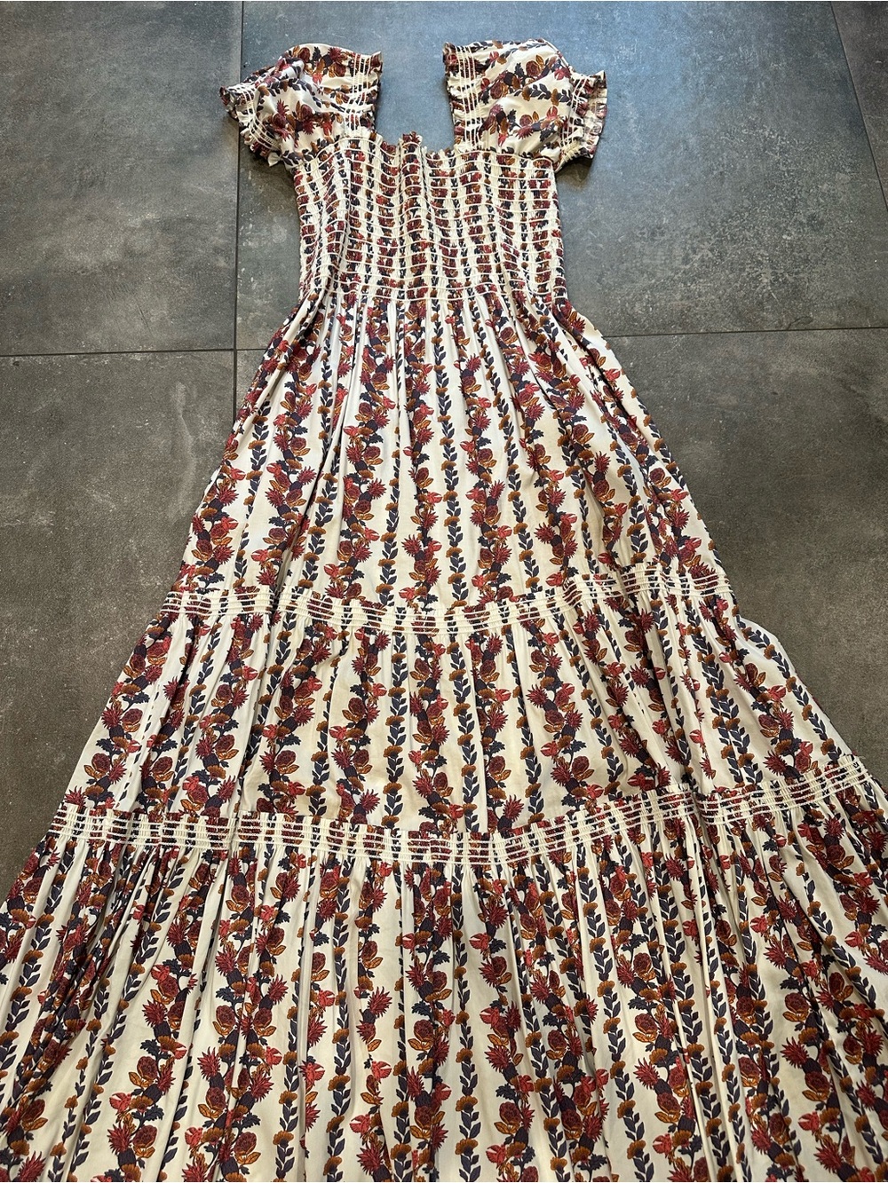 🌸 Tory Burch Floral Maxi Dress – Size Large 🌸